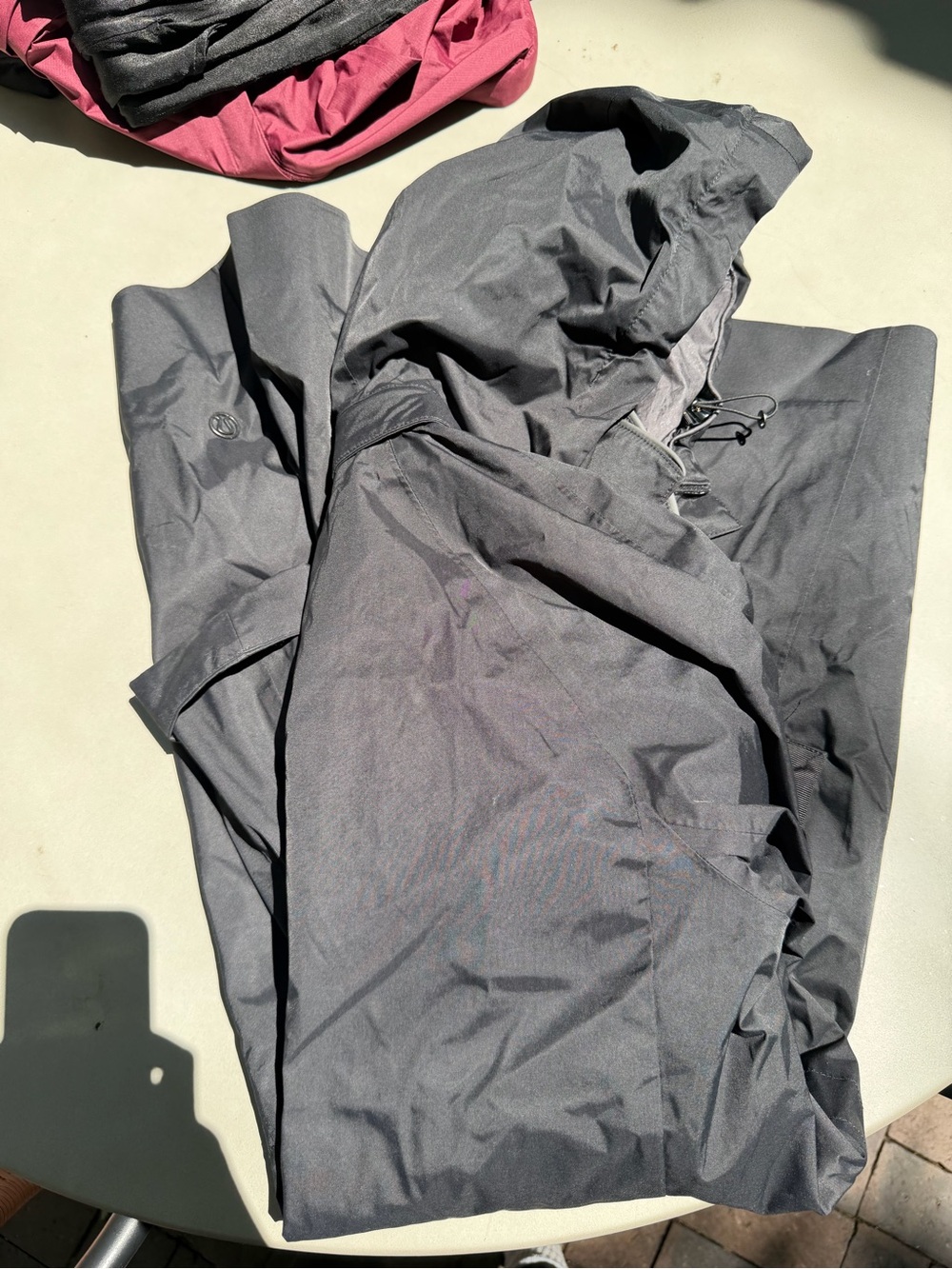 Lulu Lemon long rain trench